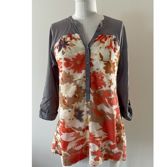 Anthropologie Tops - ❤️ Anthropologie Hanami cotton camp blouse